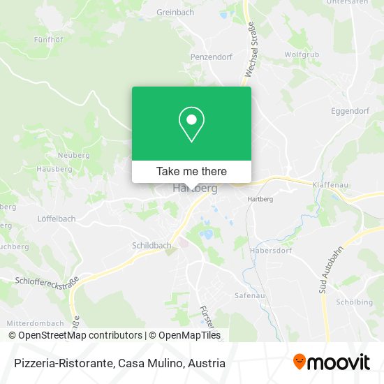 Pizzeria-Ristorante, Casa Mulino map