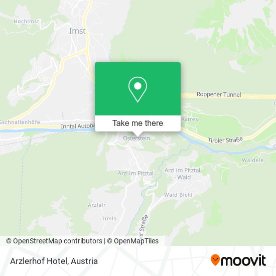 Arzlerhof Hotel map