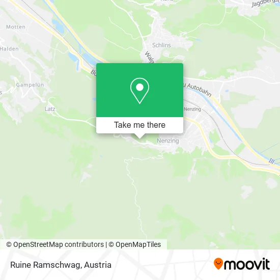 Ruine Ramschwag map