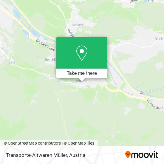 Transporte-Altwaren Müller map