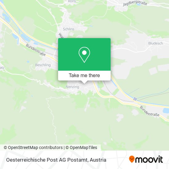 Oesterreichische Post AG Postamt map