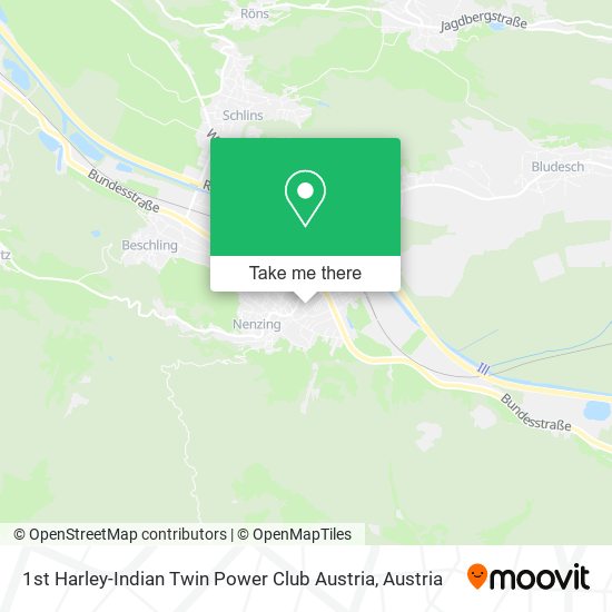 1st Harley-Indian Twin Power Club Austria map