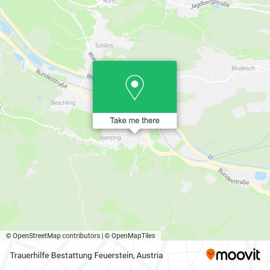 Trauerhilfe Bestattung Feuerstein map