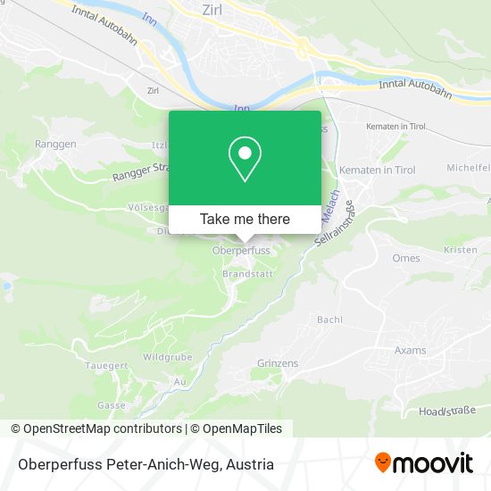 Oberperfuss Peter-Anich-Weg map