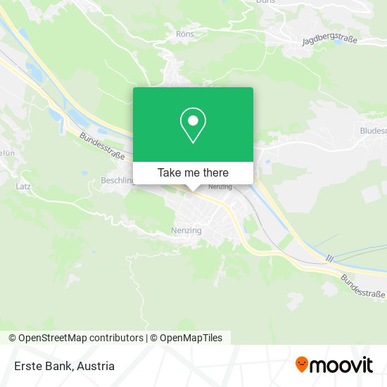 Erste Bank map