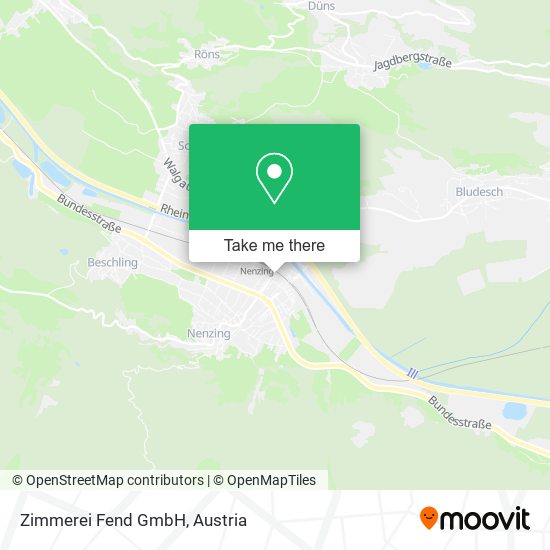 Zimmerei Fend GmbH map