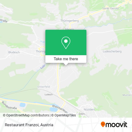 Restaurant Franzoi map