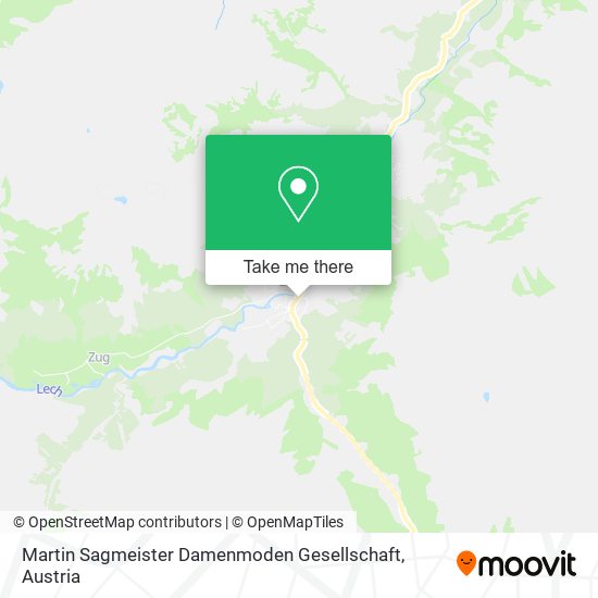 Martin Sagmeister Damenmoden Gesellschaft map