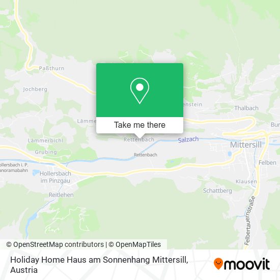 Holiday Home Haus am Sonnenhang Mittersill map