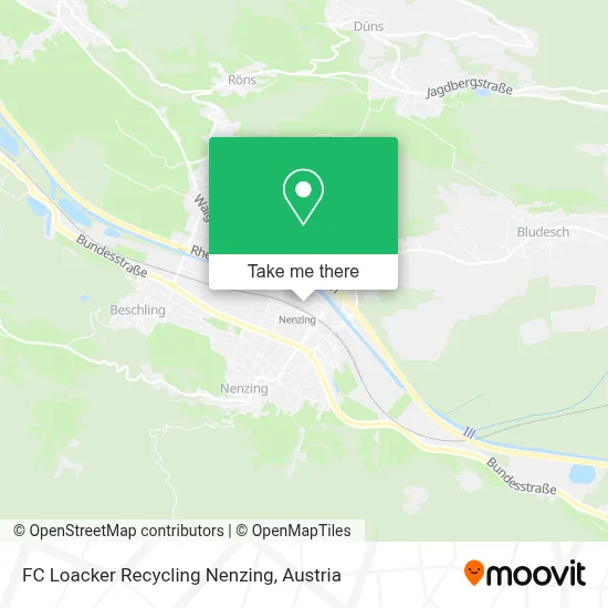 FC Loacker Recycling Nenzing map