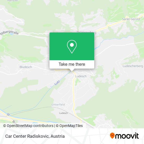 Car Center Radiskovic map