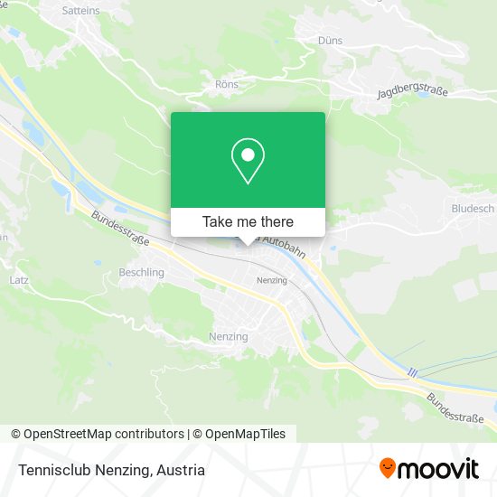 Tennisclub Nenzing map