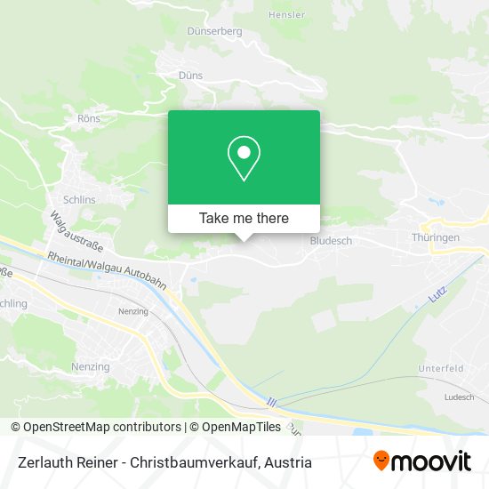 Zerlauth Reiner - Christbaumverkauf map