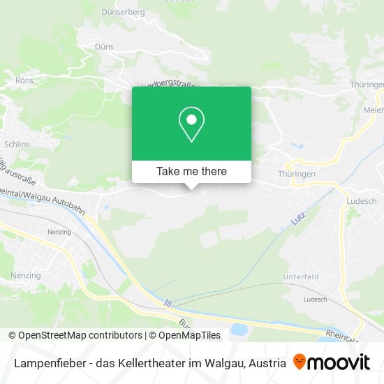 Lampenfieber - das Kellertheater im Walgau map