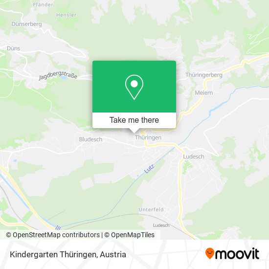 Kindergarten Thüringen map