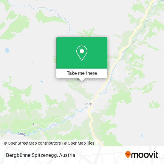 Bergbühne Spitzenegg map