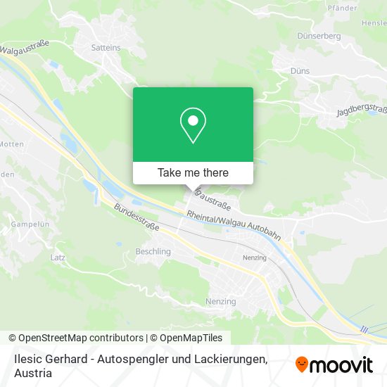 Ilesic Gerhard - Autospengler und Lackierungen map