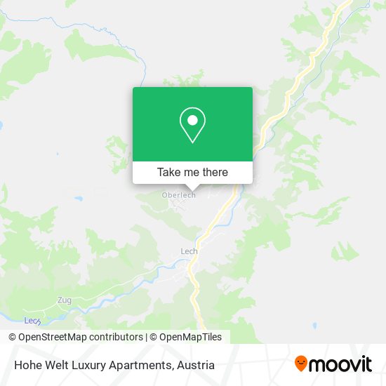 Hohe Welt Luxury Apartments map