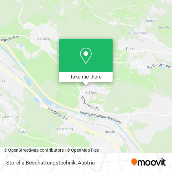 Storella Beschattungstechnik map