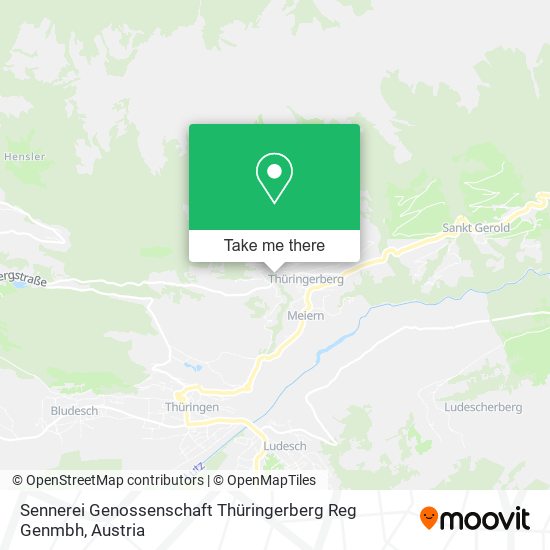 Sennerei Genossenschaft Thüringerberg Reg Genmbh map