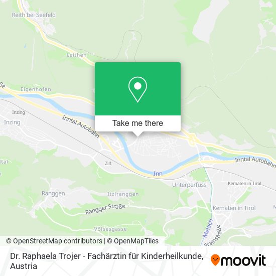 Dr. Raphaela Trojer - Fachärztin für Kinderheilkunde map