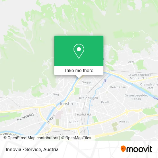 Innovia - Service map