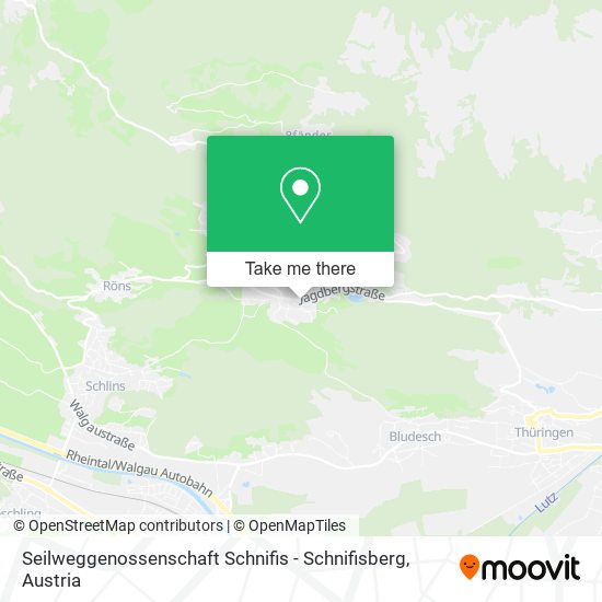 Seilweggenossenschaft Schnifis - Schnifisberg map