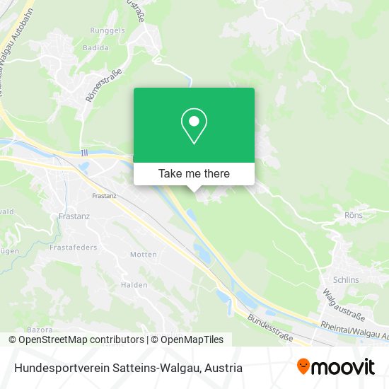 Hundesportverein Satteins-Walgau map