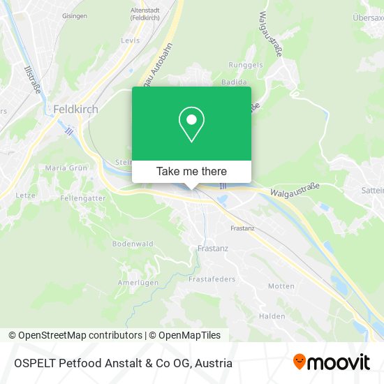 OSPELT Petfood Anstalt & Co OG map