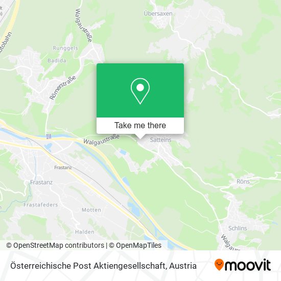 Österreichische Post Aktiengesellschaft map