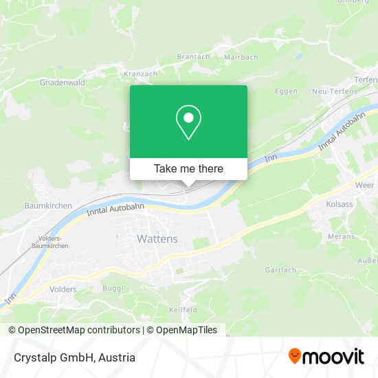 Crystalp GmbH map