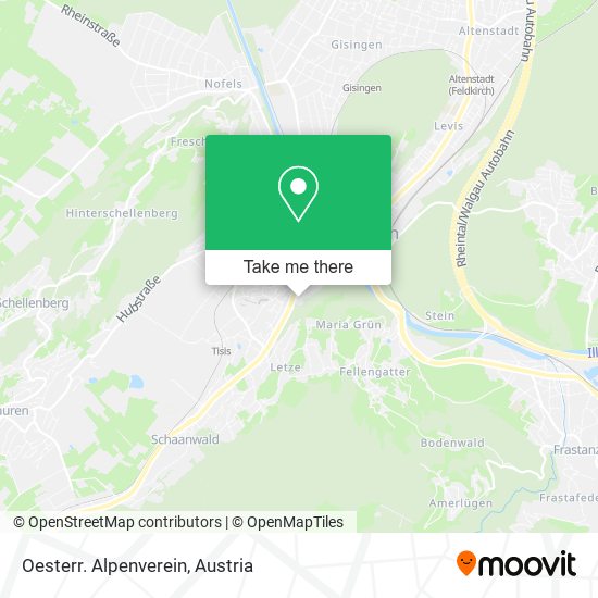 Oesterr. Alpenverein map