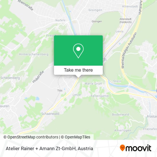Atelier Rainer + Amann Zt-GmbH map