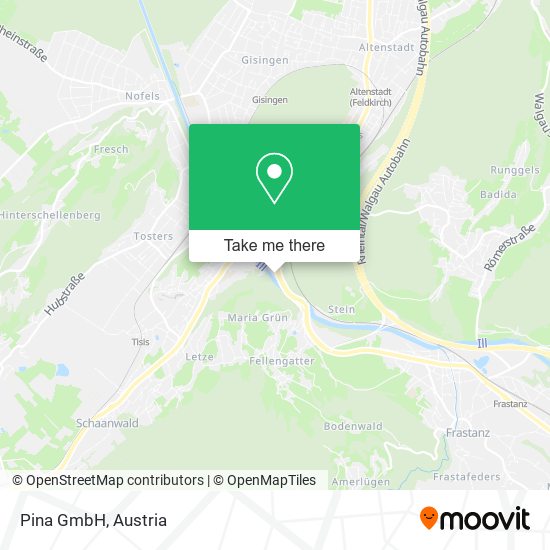 Pina GmbH map