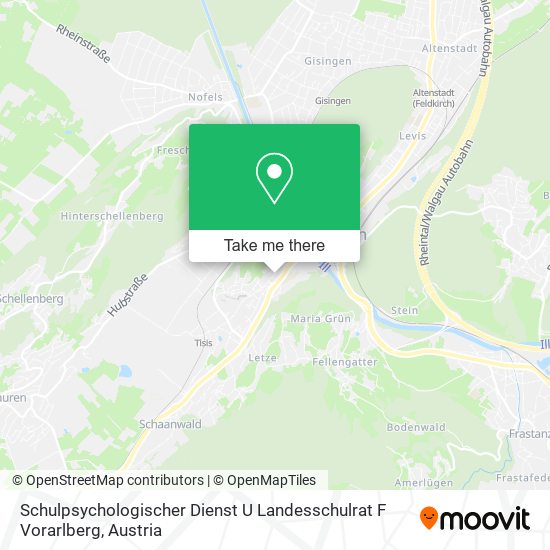 Schulpsychologischer Dienst U Landesschulrat F Vorarlberg map