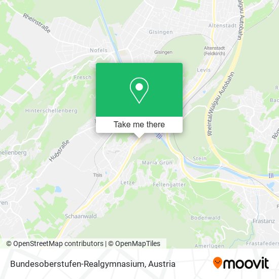 Bundesoberstufen-Realgymnasium map