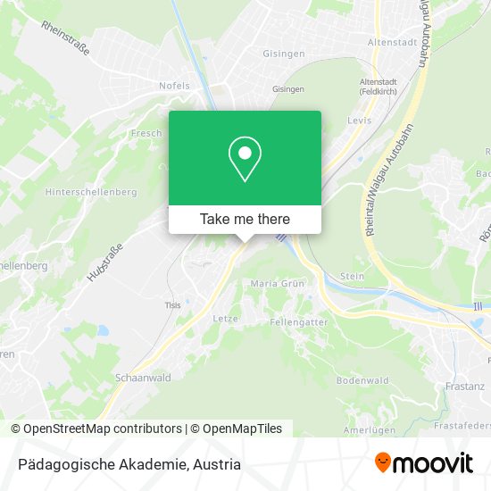 Pädagogische Akademie map