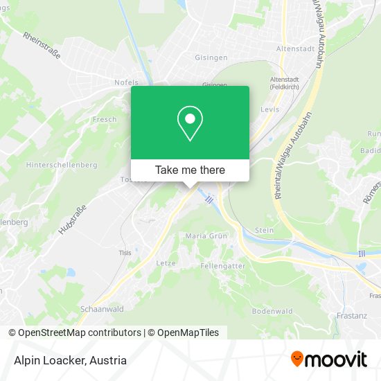 Alpin Loacker map