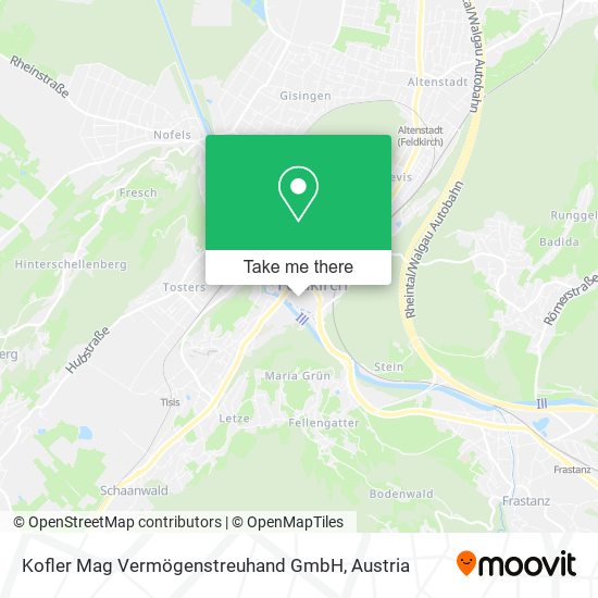 Kofler Mag Vermögenstreuhand GmbH map