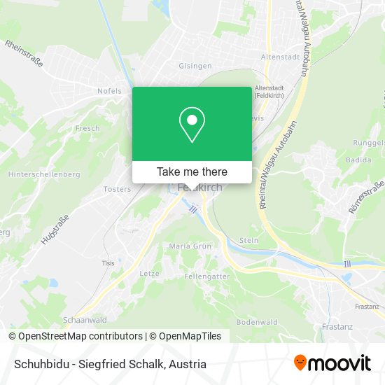 Schuhbidu - Siegfried Schalk map