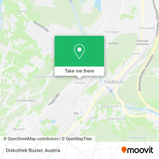 Diskothek Buster map