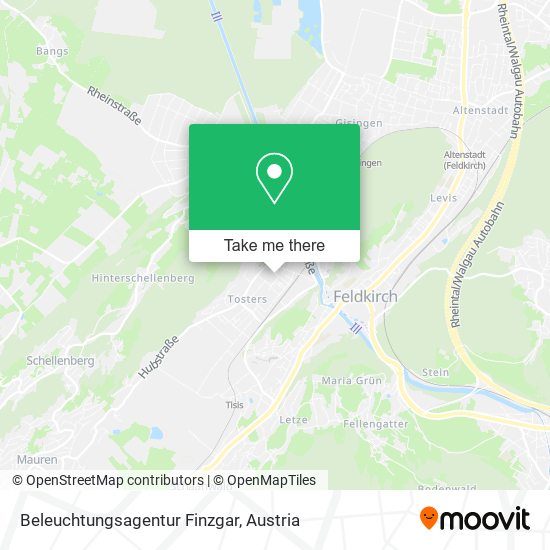 Beleuchtungsagentur Finzgar map