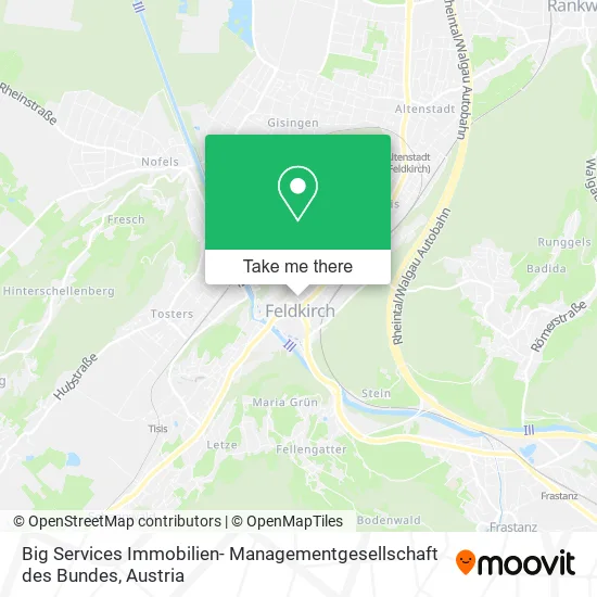 Big Services Immobilien- Managementgesellschaft des Bundes map