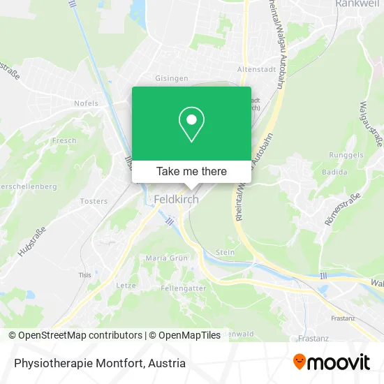 Physiotherapie Montfort map