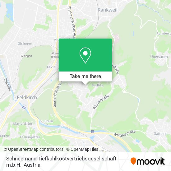 Schneemann Tiefkühlkostvertriebsgesellschaft m.b.H. map