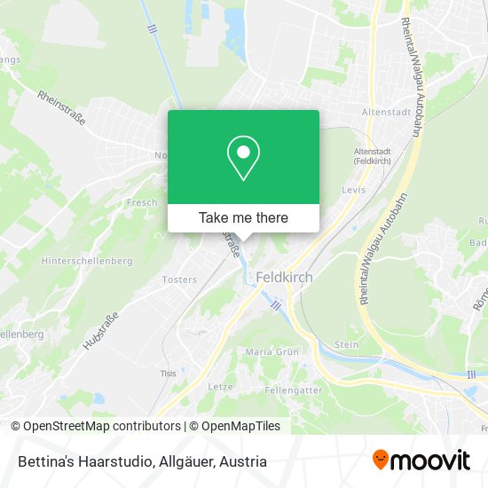 Bettina's Haarstudio, Allgäuer map
