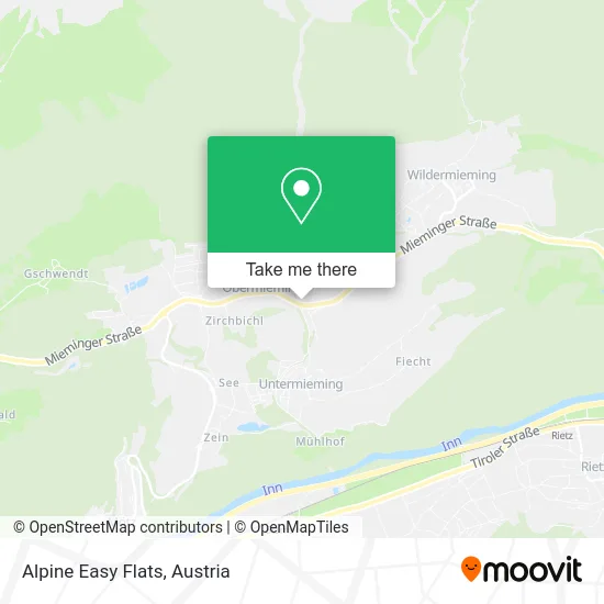 Alpine Easy Flats map