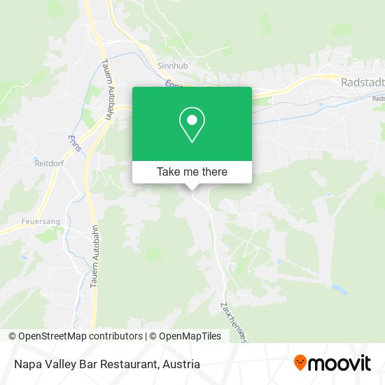 Napa Valley Bar Restaurant map