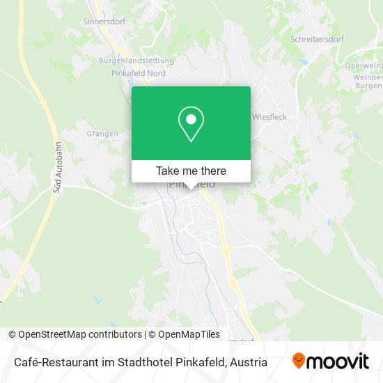 Café-Restaurant im Stadthotel Pinkafeld map