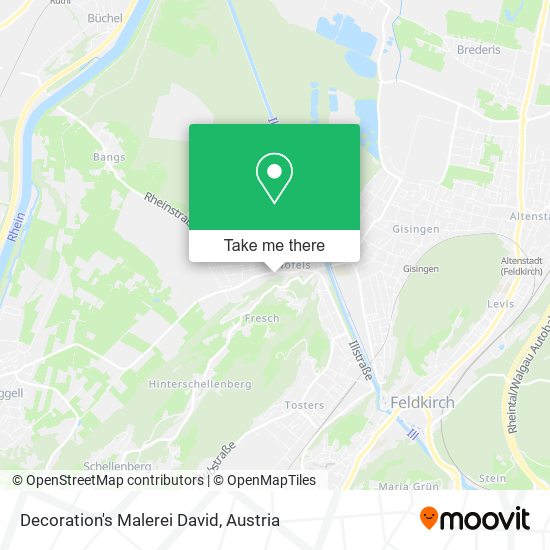 Decoration's Malerei David map
